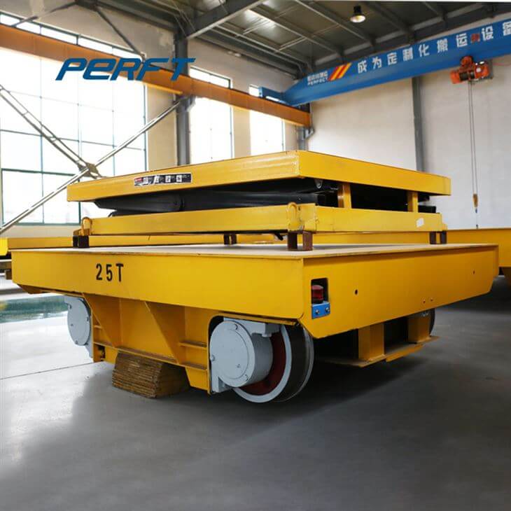 Agv Battery Steerable 6 Ton Copper Coil Transfer Cart